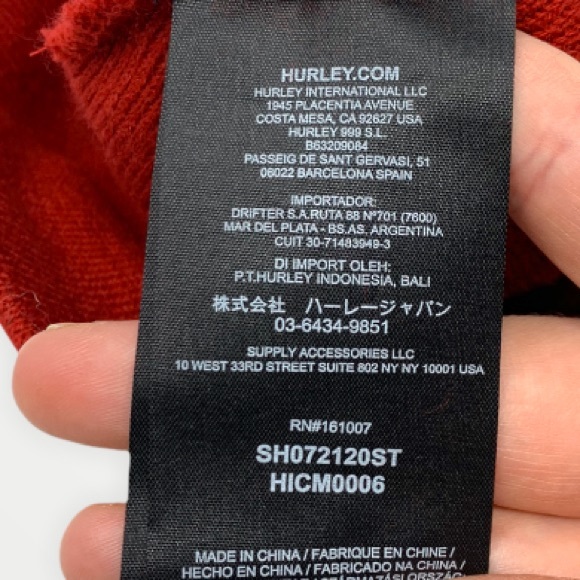 Hurley Icon Staples Beanie - Picture 3 of 3